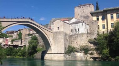 Bosna-Hersek 'in Mostar' ındaki Stari Most