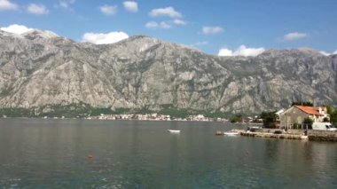 Dağların manzarası Kotor Montenegro