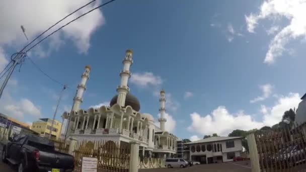 Conduite Par Mosquée Keizerstraat Paramaribo Suriname — Video