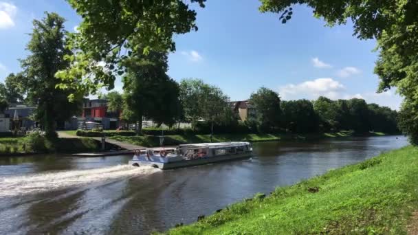 Fahrt Durch Nationalpark Ungarn — Stockvideo