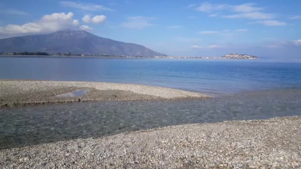 Playa Parque Igroviotopos Moustou Grecia — Vídeo de stock