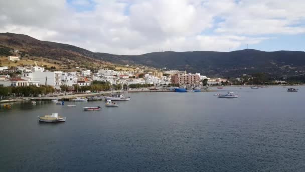 Lavrio Attica Yunanistan Güneydoğu Kesiminde Bir Kasaba — Stok video