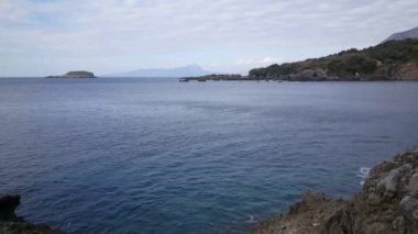 İtalya 'daki Acquafredda sahili