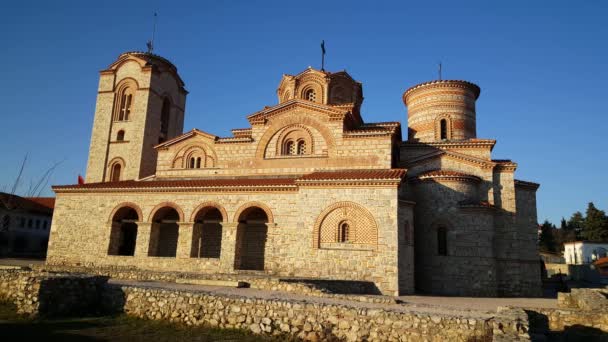 Saint Pantelejmon Ohridu Makedonii — Stock video