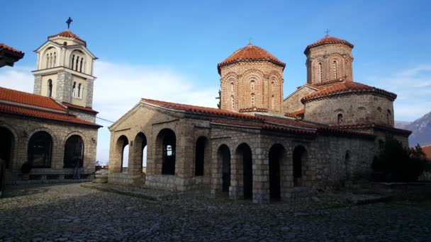 Klášter Saint Naum Ohrid Saint Naum Macedonia — Stock video