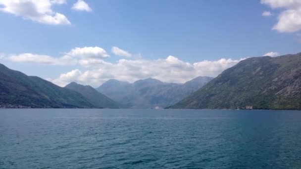 Kotorský Záliv Černá Hora — Stock video
