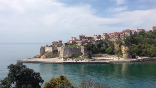 Ulcinj Montenegro古城 — 图库视频影像