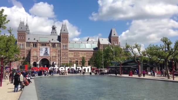 Rijksmuseum Amsterdam Holland — Stockvideo