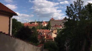 Prag 'ın eski kenti Çek Cumhuriyeti' nden zaman aşımı