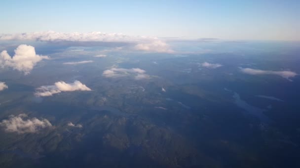 Полет Над Норвегией Скандинавия — стоковое видео