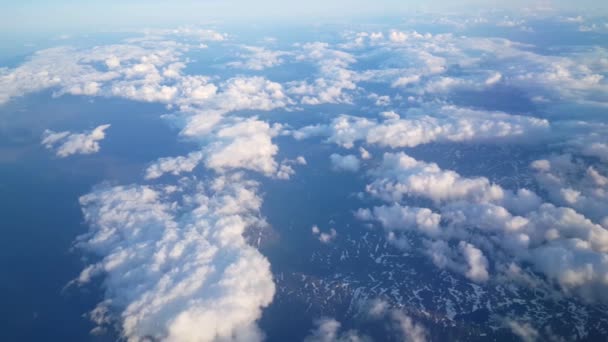 Voando Sobre Noruega Escandinávia — Vídeo de Stock