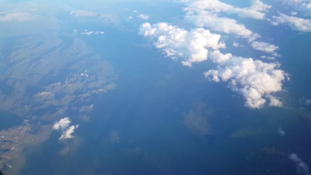 Voando Sobre Noruega Escandinávia — Vídeo de Stock