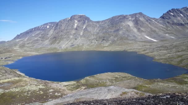 Lago Nel Parco Nazionale Jotunheimen Norvegia — Video Stock