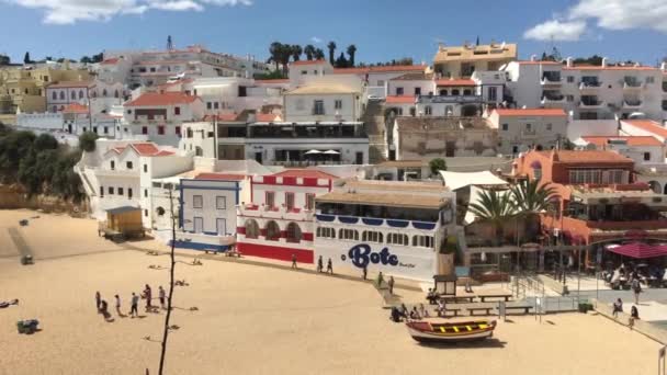 Praia Carvoeiro Algarve Portugal — Vídeo de Stock