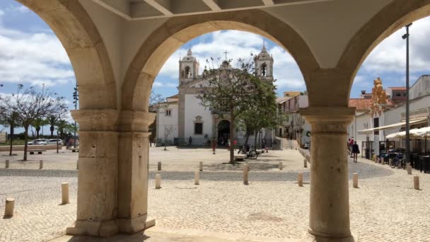 Mercado Esclavos Lagos Algarve Portugal — Vídeo de stock