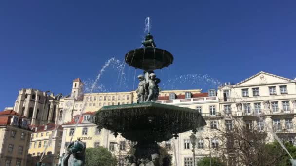 Pra Marqus Pombal Lisboa Portugal — Vídeo de Stock