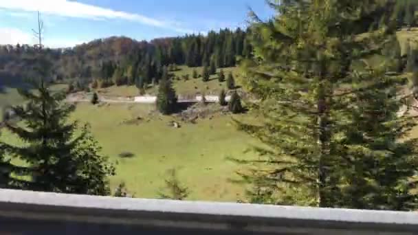 Kjører Gjennom Fjellene Apuseni Naturpark Romania – stockvideo