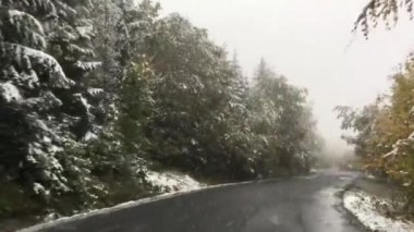 Slovakya 'daki Alçak Tatras Ulusal Parkı' ndan geçerken