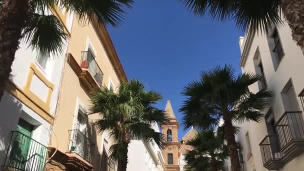 Marcher Vers Parroquia Nuestra Senora Palma Cadix Espagne — Video