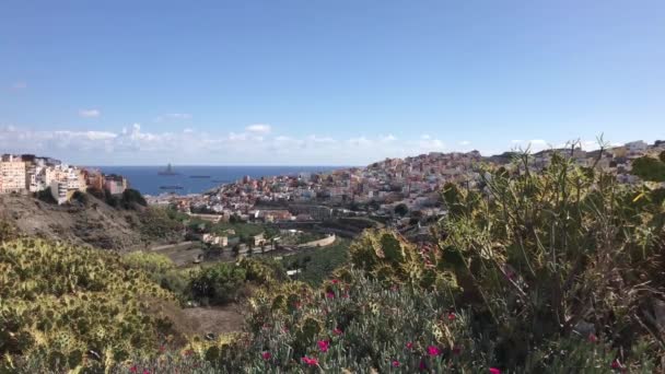 Gran Canaria Daki Las Palmas Eski Kasabası — Stok video
