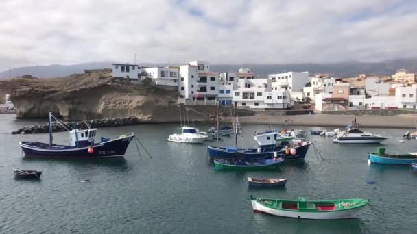 Port San Miguel Tajao Teneryfa — Wideo stockowe