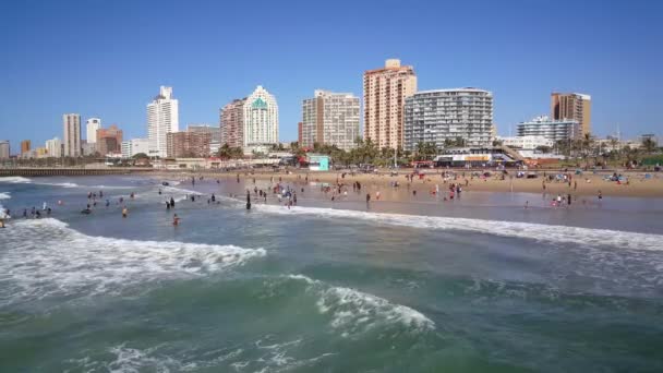 Sunny Day Durban Beach South Africa — Stock Video