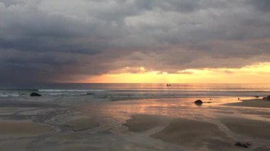Sunset at Ngwe Saung Beach, Myanmar, Burma