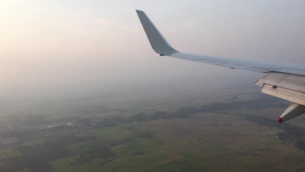 Flying Siem Reap Cambodia — Stock Video
