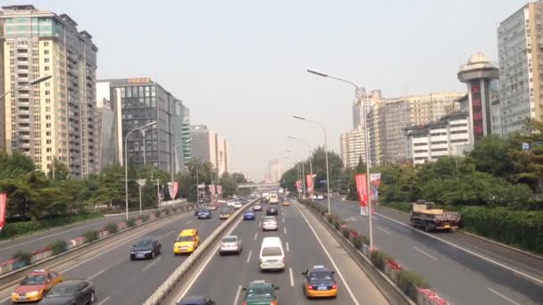 Торговля Людьми Центре Пекина Китай — стоковое видео
