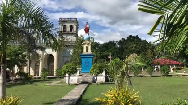 Corella Εκκλησία Στο Tagbilaran City Bohol Φιλιππίνες — Αρχείο Βίντεο