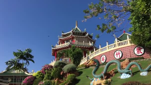 Filipinlerdeki Cebu Taoist Tapınağı — Stok video