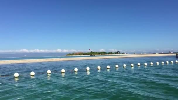Panglao Filipinler Virgin Adası Nda Yelken Açmak — Stok video