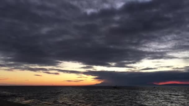 フィリピンのボホール島のバリカサグ島の日没 — ストック動画