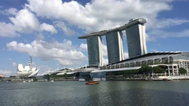 Marina Körfezi Sands Oteli ve Kumarhanesi Singapur 'daki Marina Körfezi