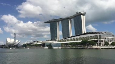 Marina Körfezi Sands Oteli ve Kumarhanesi Singapur 'daki Marina Körfezi