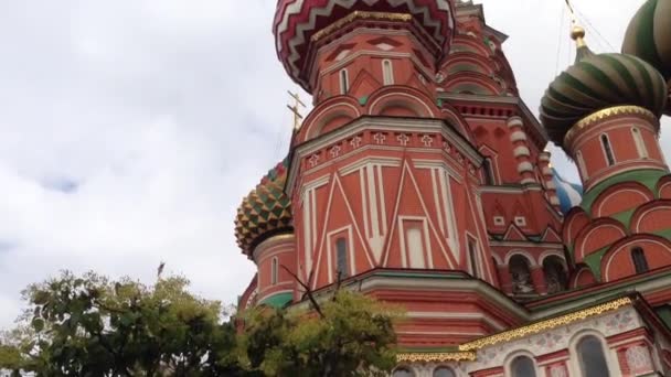 Cathédrale Saint Basile Inclinée Moscou Kremlin — Video