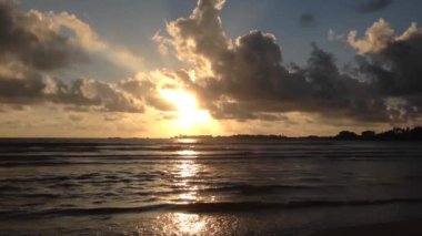 Galle, Sri Lanka 'da günbatımı