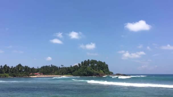 Dondra Coast Most Southern Point Sri Lanka — Stock Video