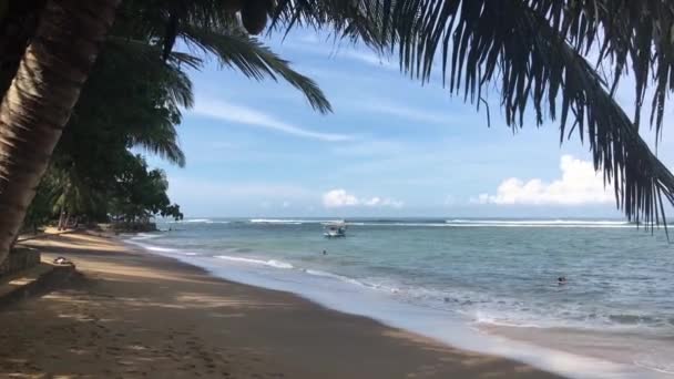 Pláž Beruwala Srí Lanka — Stock video