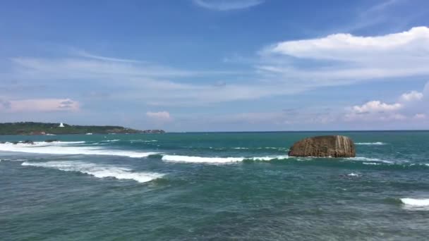 Galle Kust Sri Lanka — Stockvideo