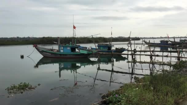 海安越南渔船 — 图库视频影像