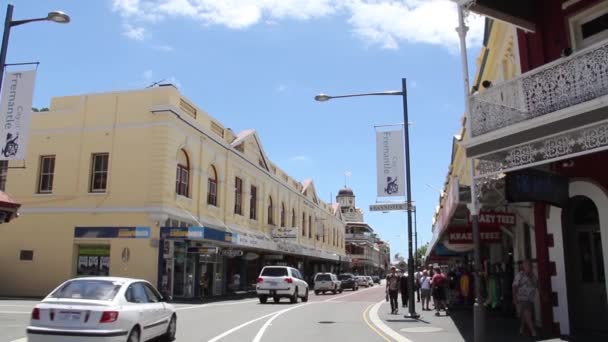 Downtown Australia Fremantle Australia — Stock Video