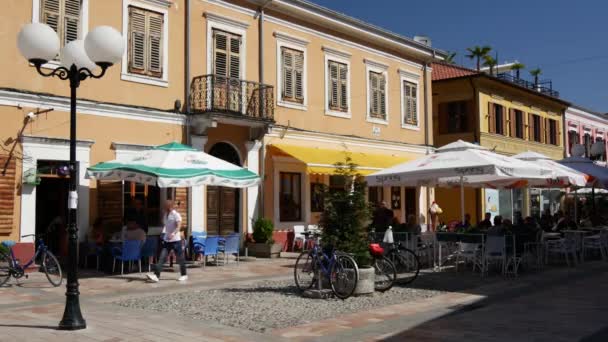 Bir Camiden Shokodr Arnavutluk Yakınlarındaki Lumi Buna Nehrine Doğru Eğil — Stok video