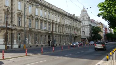 Bratislava Slovakya 'da trafik