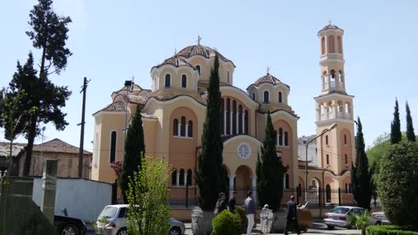 Nașterea Lui Hristos Biserica Ortodoxă Din Shkoder Albania — Videoclip de stoc