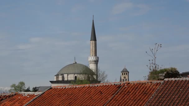 Mesquita Gazi Husrev Beg Sarajevo Bósnia Herzegovina — Vídeo de Stock