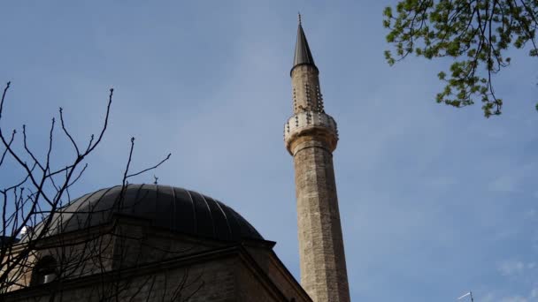 Waktu Selang Dari Slaven Monumen Peringatan Bratislava Slovakia — Stok Video