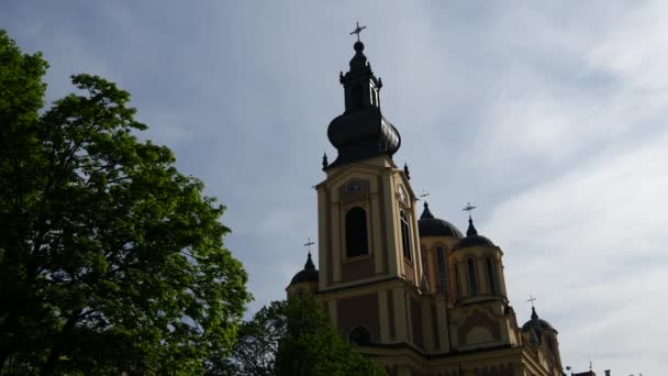 Orthodoxe Kirche Der Heiligsten Gottesmutter Sarajevo Bosnien Und Herzegowina — Stockvideo