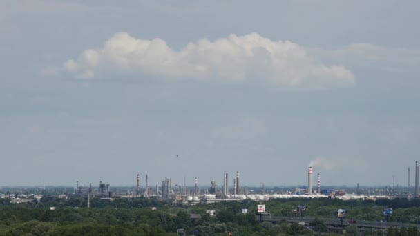 Caducidad Industria Fábrica Bratislava Eslovaquia — Vídeo de stock