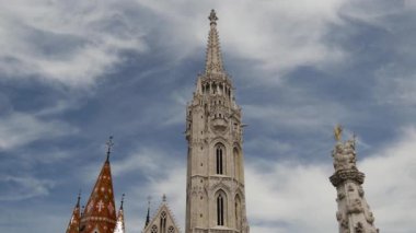 Budapeşte Macaristan 'daki Matthias Kilisesi' nden zaman aşımı